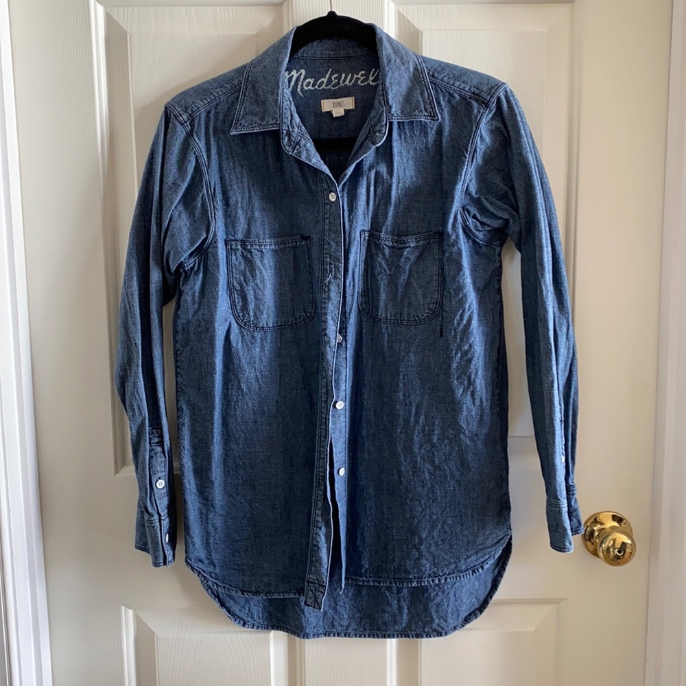 Madewell Chambray Top